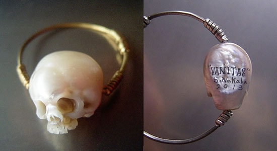 pearl skull
