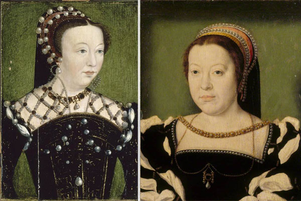 Два портрета молодой Екатерины